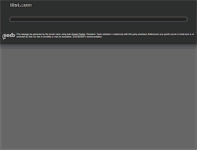 Tablet Screenshot of ilist.com